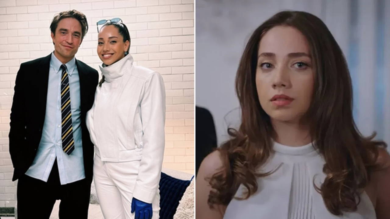 Ünlü oyuncu Özge Özacar, Robert Pattinson ile tanıştı!