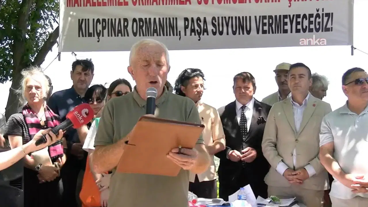 Sarıyerliler Kılıçpınar Ormanı'nda betonlaşmaya karşı: 'Bu ağaçların tek bir dalına dokunmak, nefes hakkına el koymaktır'
