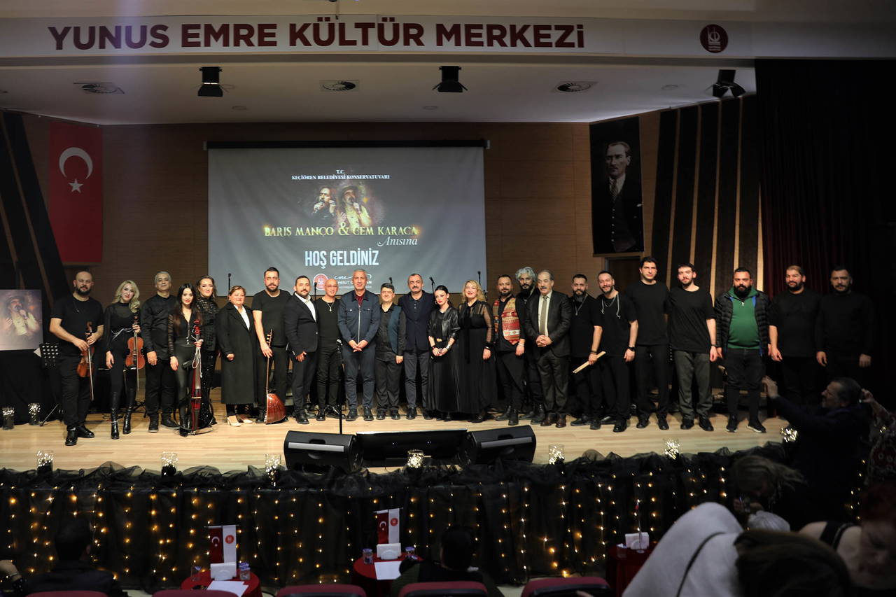 Keçiören Belediyesi’nden Barış Manço ve Cem Karaca anısına konser