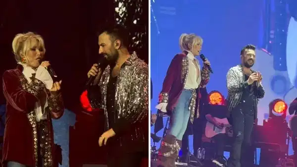 Tarkan ve Ajda Pekkan'dan sürpriz düet: Sahneye 'Yakar Geçerim' damga vurdu