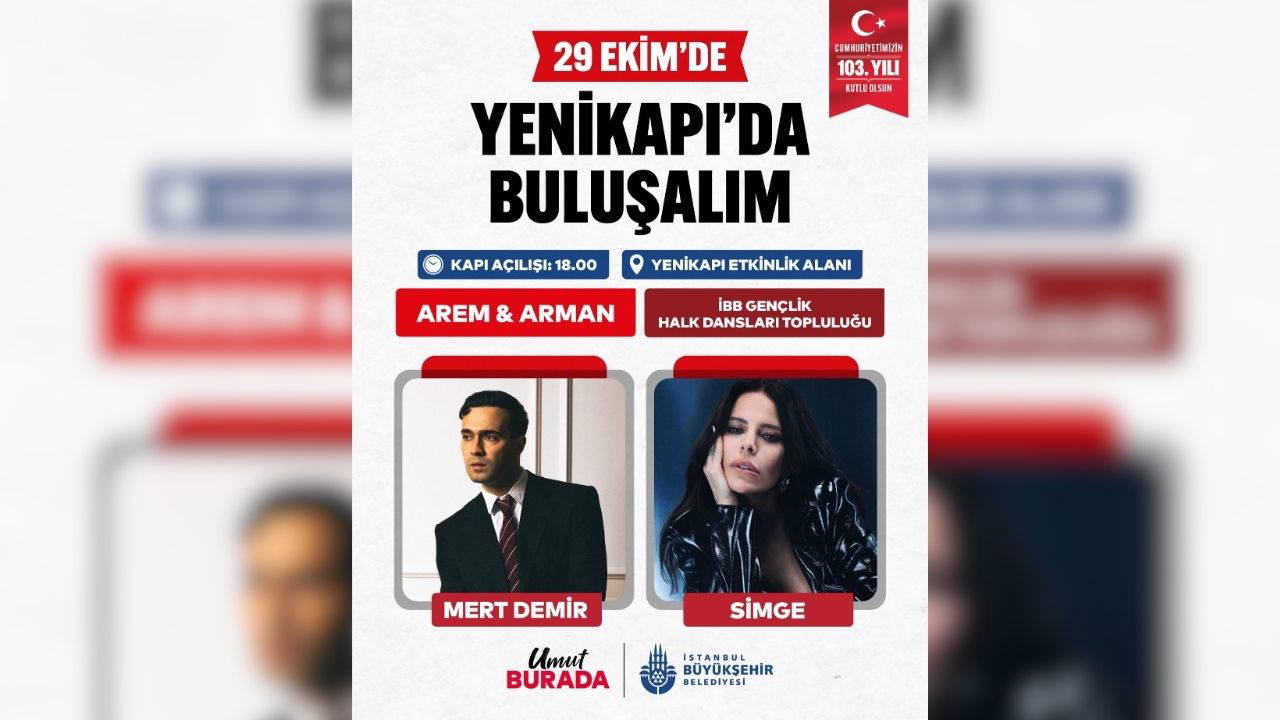 29 Ekim Cumhuriyet Bayramı konser takvimi! 29 Ekim Cumhuriyet Bayramı'nda İstanbul'da hangi ilçede, kimin konseri var?