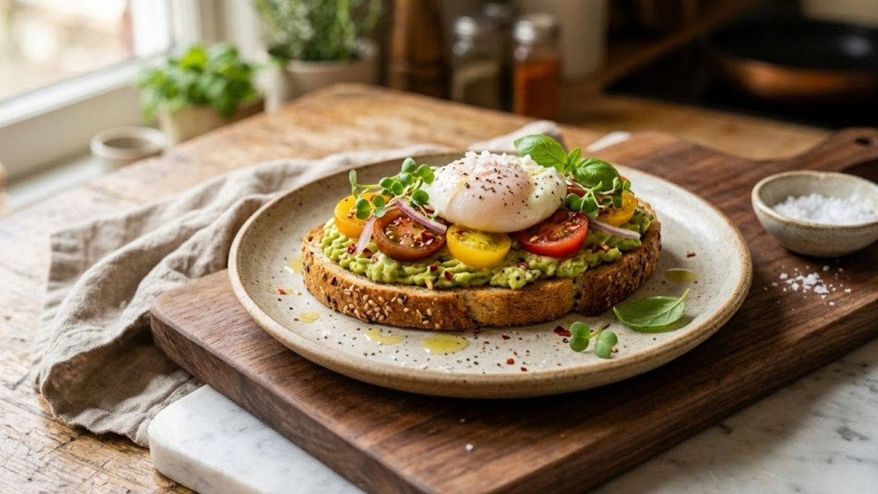 Klasik haşlanmış yumurtaya çağ atlatın: Yüksek proteinli açık tost tarifi...