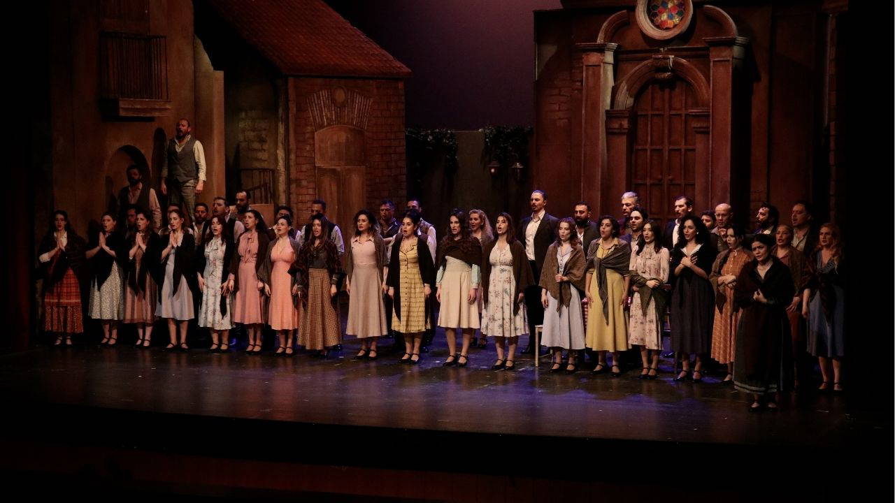 Samsun Devlet Opera ve Balesi 'Cavalleria Rusticana' operasının prömiyerini yaptı