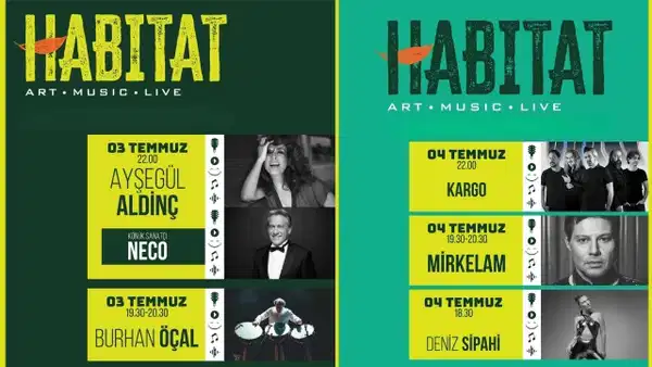 HABITAT'ta kültür sanat sezonu başlıyor