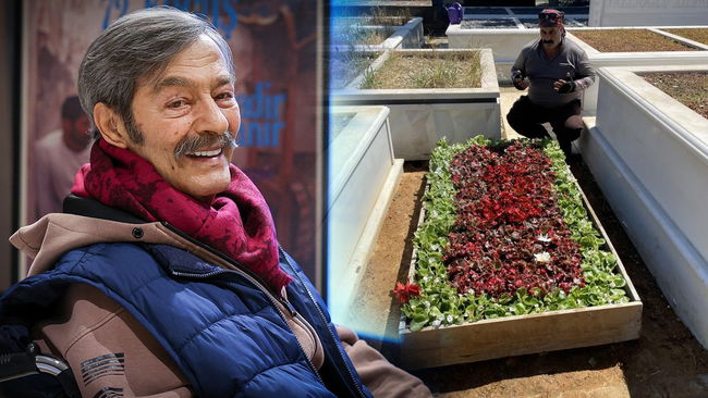 Kadir İnanır'ın kabri çiçeklerle donatıldı: Sevenleri yalnız bırakmadı