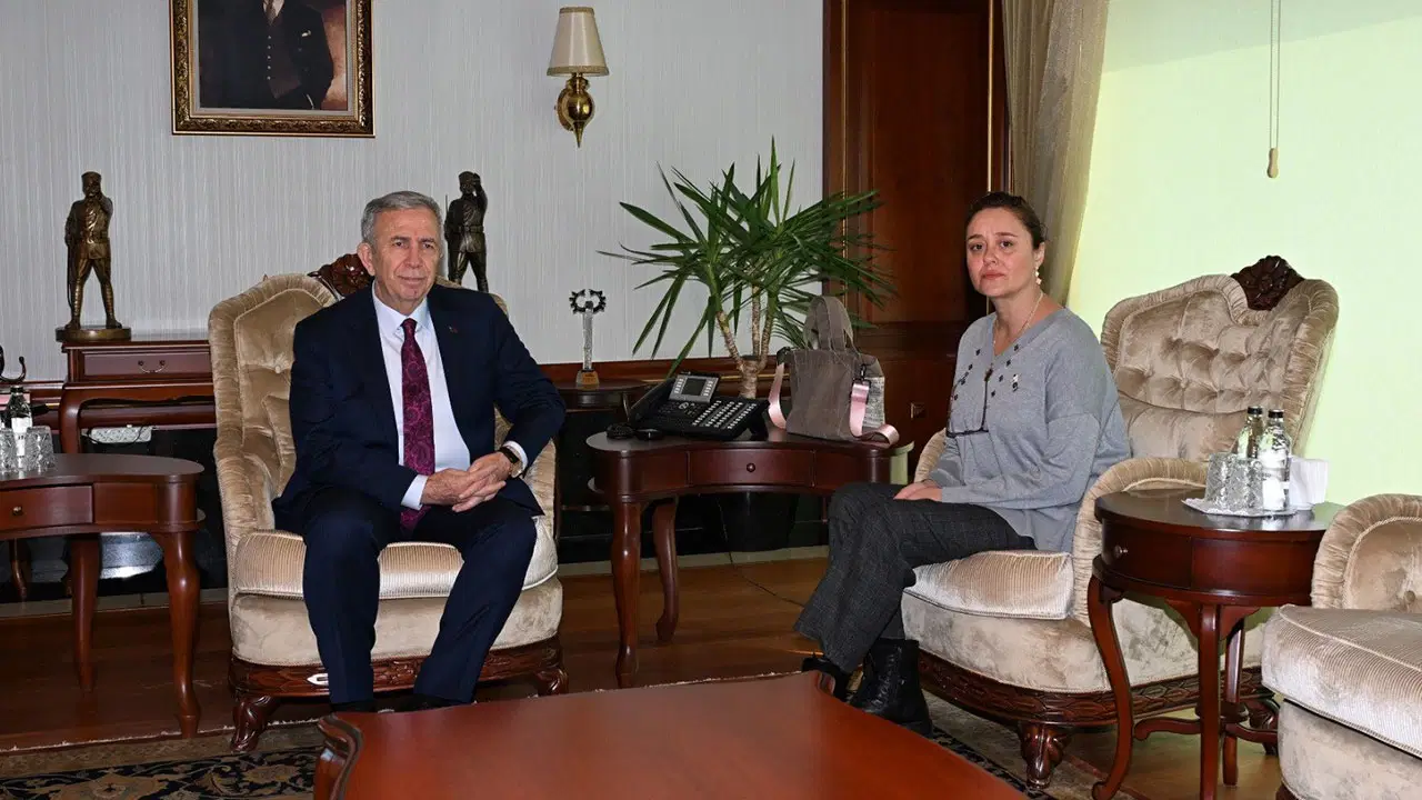 Minguzzi ailesi, Mansur Yavaş'ı ziyaret etti 