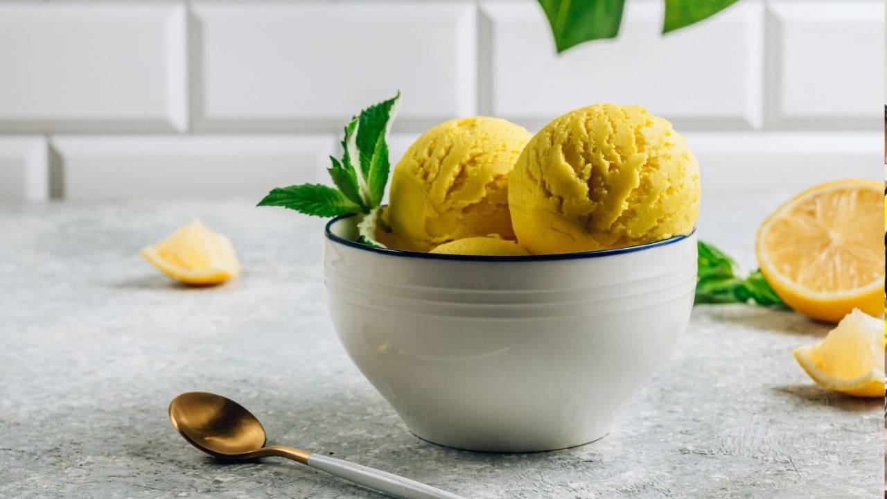 Evde pratik dondurma yapımı: Ev yapımı limonlu dondurma tarifi…