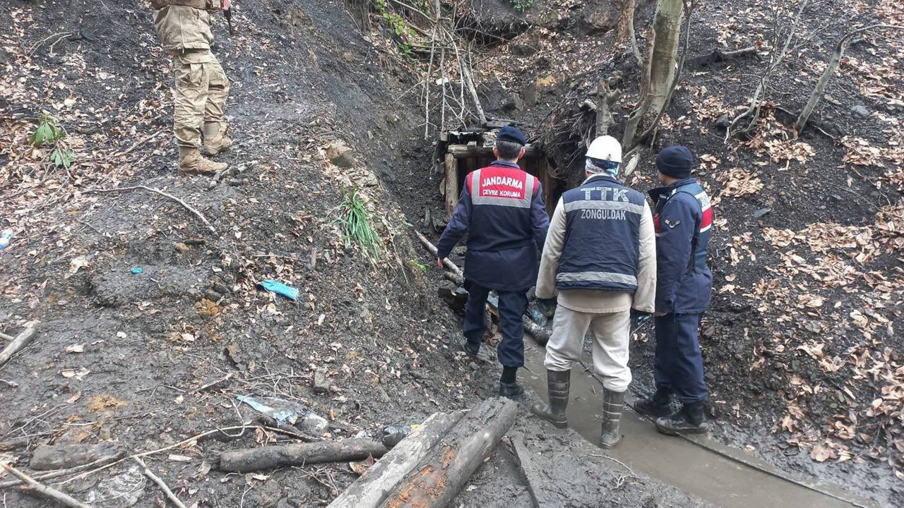 Zonguldak'ta 9 kaçak maden ocağı imha edildi