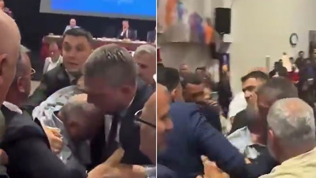 Trabzon’da AKP’nin toplantısında protesto