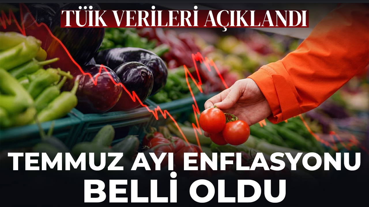 TÜİK temmuz ayı enflasyonunu açıkladı