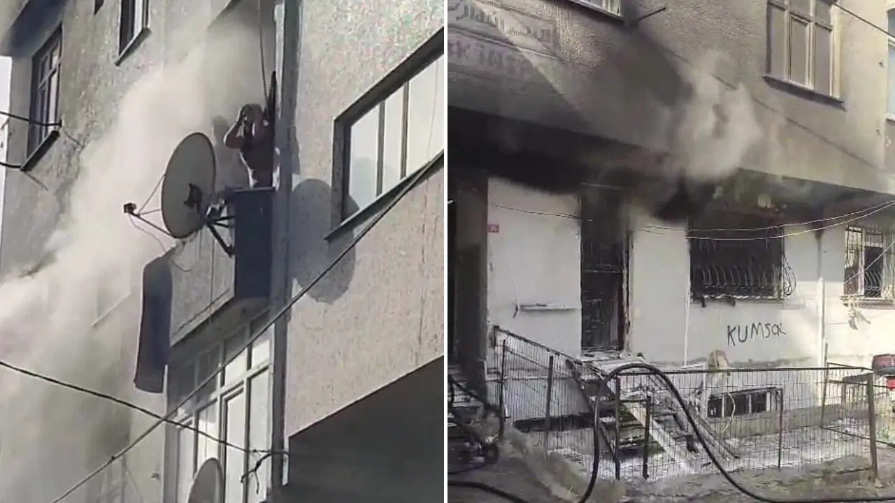 Gaziosmanpaşa'da 4 katlı binada yangın: Hastaneye kaldırılanlar var!