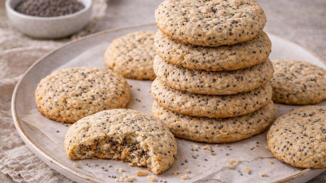 Tatlı krizlerini bastıran sağlıklı atıştırmalık: Chia tohumlu kurabiye tarifi