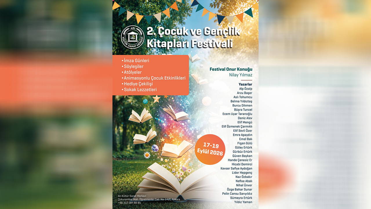 Ankara'da edebiyat şöleni başlıyor: 2. Çocuk ve Gençlik Kitapları Festivali kapılarını açıyor