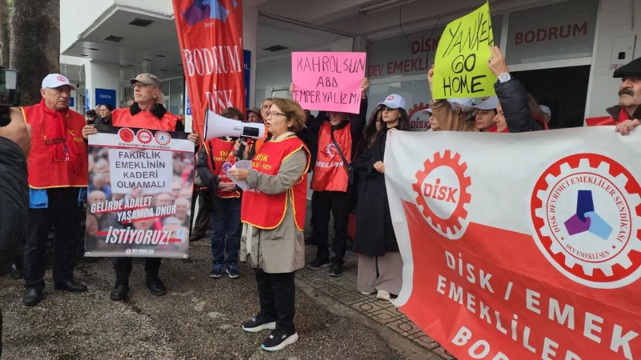 Bodrum’da ABD’ye Venezuela tepkisi