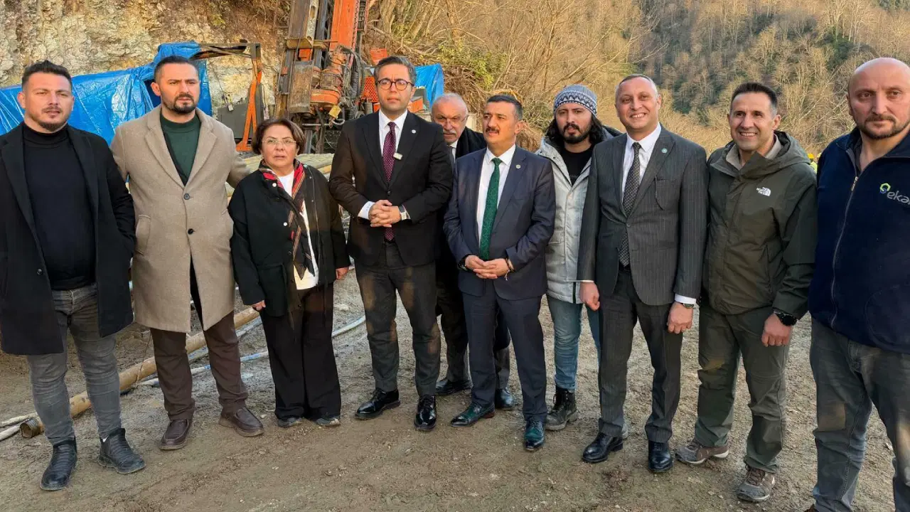 İYİ Parti heyeti, maden faaliyetine karşı direnen Giresun'un Sekü Köyü'nde: 'Bu mücadeleyi Meclis’e taşıyacağız'