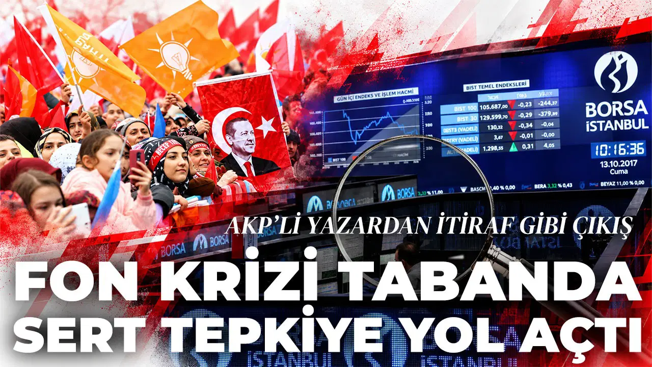 Sabah yazarı 'fon' vurgununa tepkileri yazdı: 'Taban derin bir mahcubiyet hissetti'