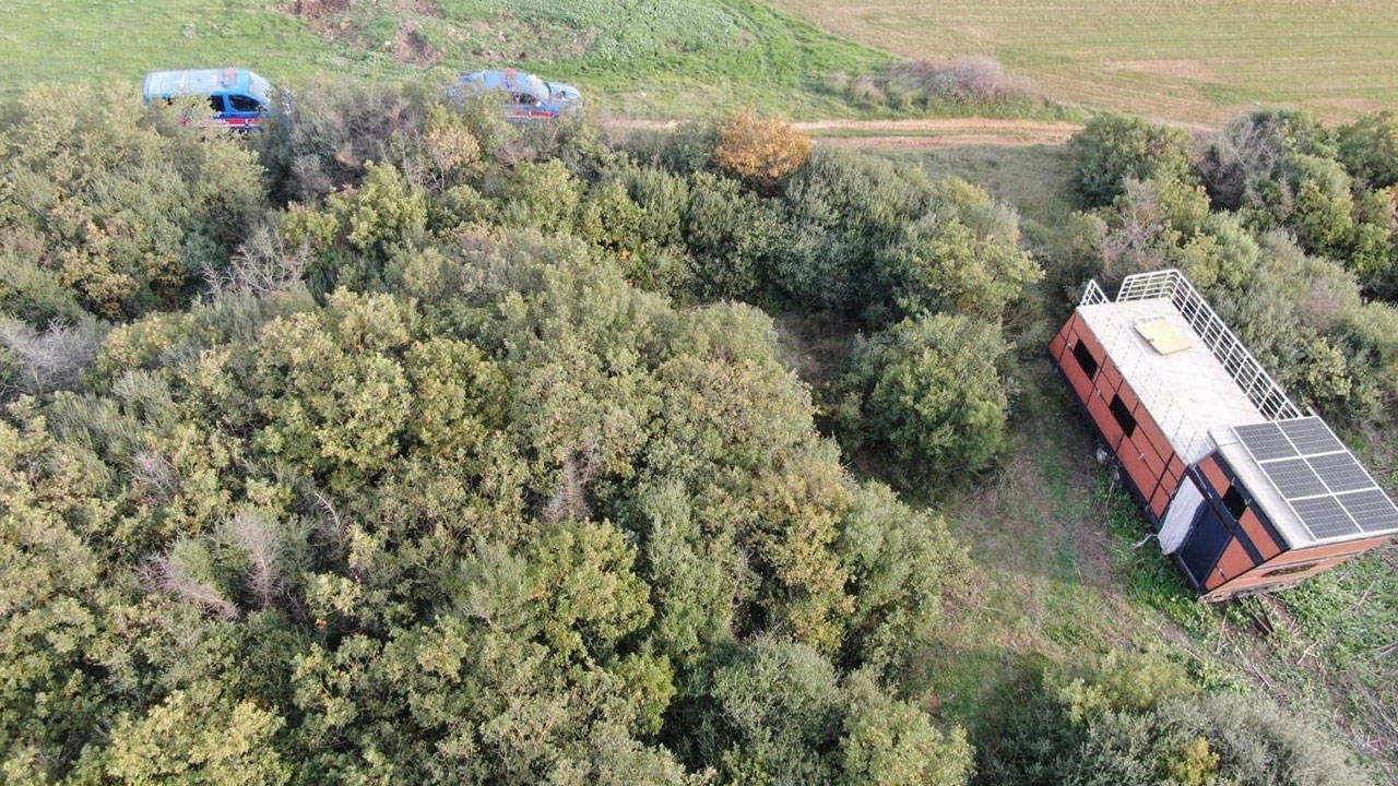 Bursa'da taşınabilir ev çalan kişi yakalandı