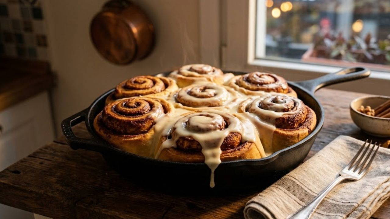 İki kişilik tarif: Az ölçülü cinnamon roll tarifi.