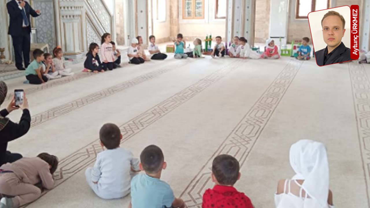 Camide tekbir çektirildi