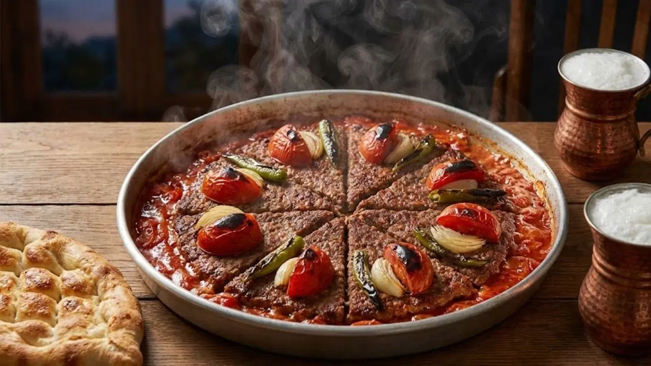 Şekil verme derdi yok, lezzeti çok: Antakya'nın meşhur tepsi kebabı tarifi...