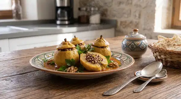 Akşam yemeğine geleneksel lezzet arayanlara: MasterChef ayva dolması tarifi