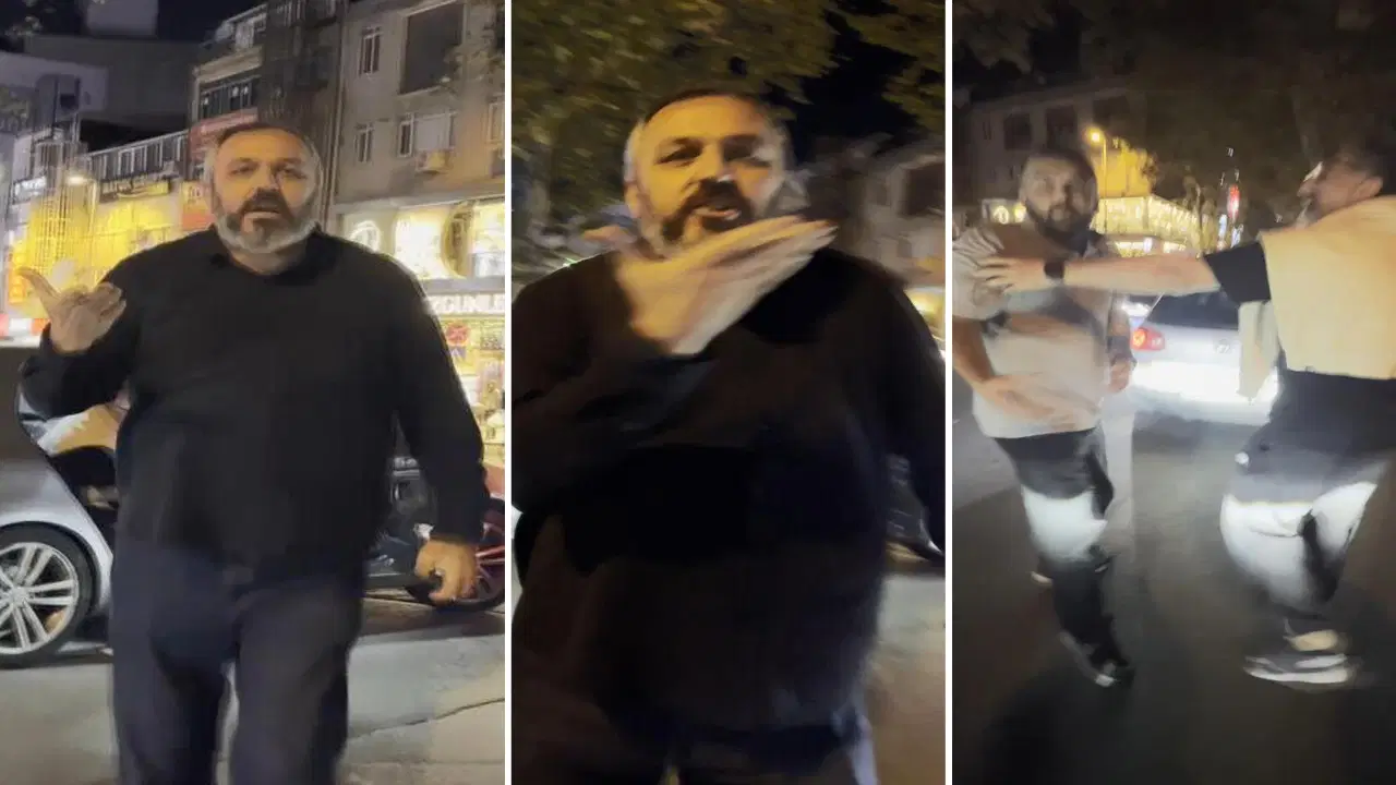 Yer: İstanbul... Bulgaristan plakalı araçtan inen 2 kişiden motosikletliye tehdit: 'Seni buraya gömerim!'