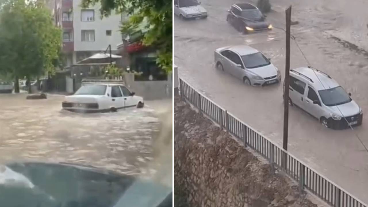 Hatay ve Osmaniye'yi sağanak vurdu: Yollar göle döndü