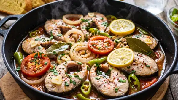Palamutun en lezzetli hali! Fırında palamut buğulama tarifi