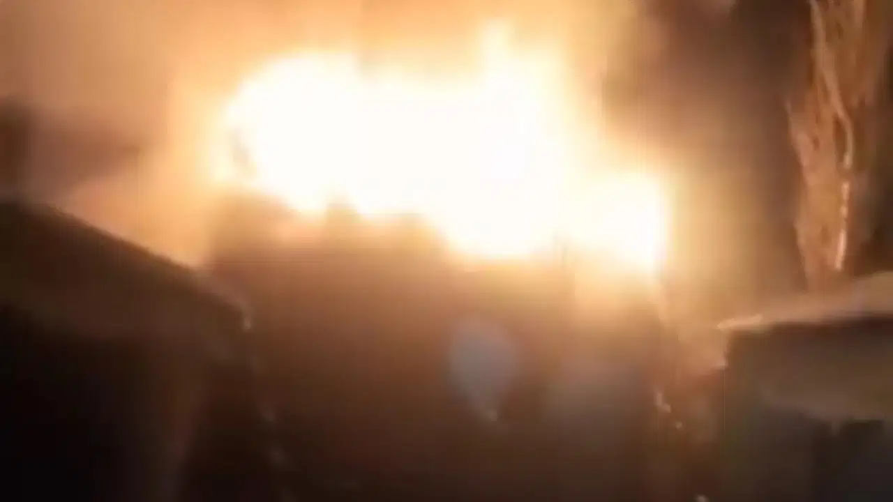 Korku dolu anlar: Kalorifer kazan dairesi cayır cayır yandı