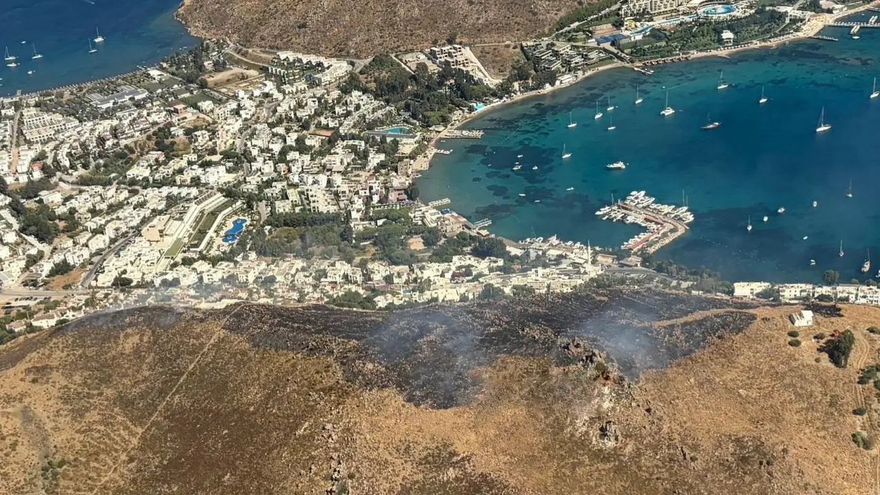 Bodrum’daki yangın kontrol altına alındı: Valilikten açıklama geldi