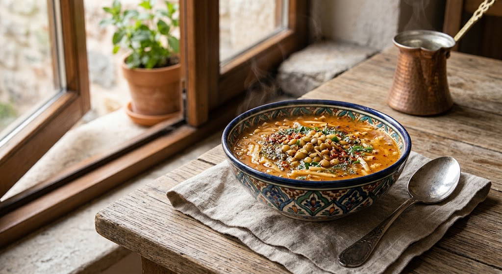Soğuk günlerin vazgeçilmezi: Erişteli yeşil mercimek çorbası tarifi