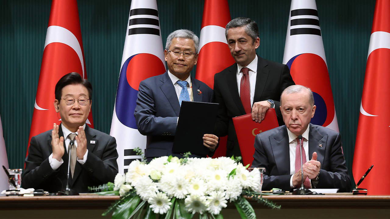 Erdoğan ile Güney Kore Devlet Başkanı Myung bir araya geldi: 3 anlaşma imzalandı
