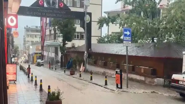 Artvin'de yoğun yağış: Ev ve iş yerlerini su bastı
