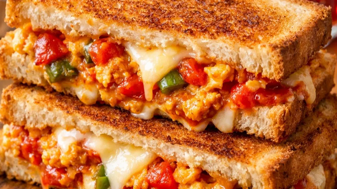 On dakikada kahvaltıya seçenek: Menemen tost tarifi
