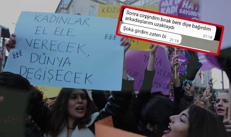 'Önce taciz etti sonra tehdit etti'