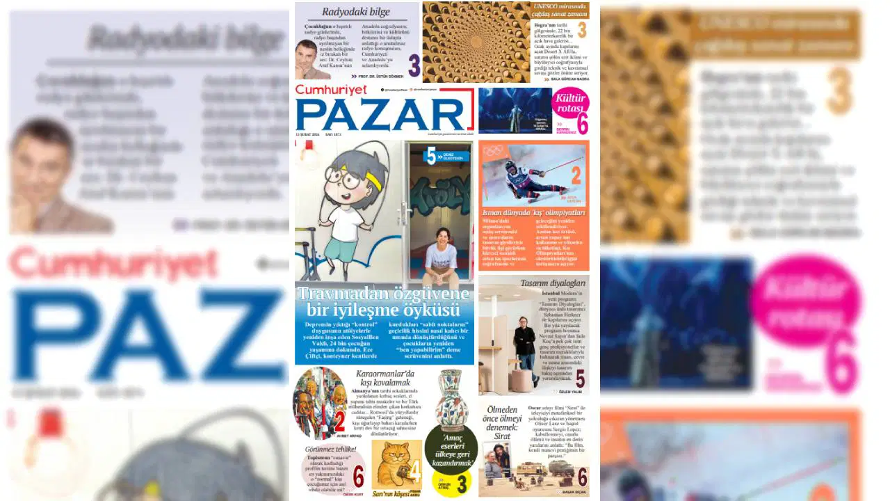 Cumhuriyet Pazar bu hafta da dopdolu!