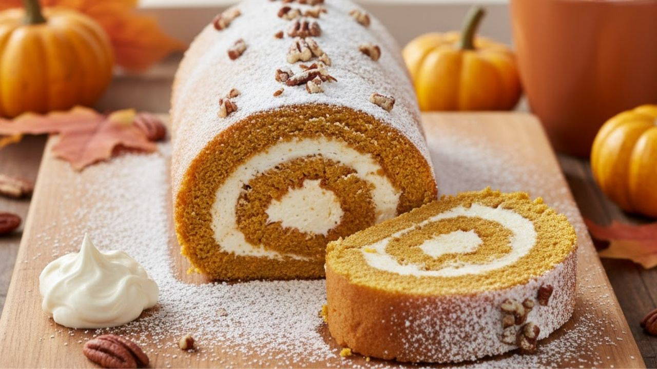 Kış mevsimine çok yakışan hafif lezzet: Balkabaklı rulo kek tarifi