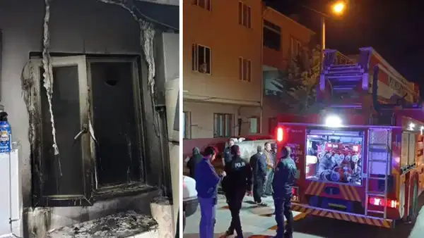 Bursa'da erkek vahşeti: Boşandığı kadının evini yaktı