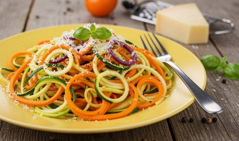 Sebze spagetti tarifi