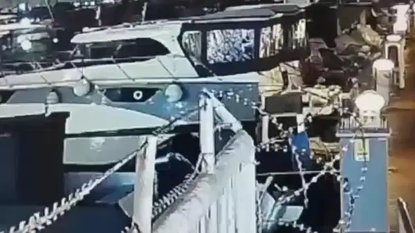 Denize düşüp pervaneye takılarak can verdi!