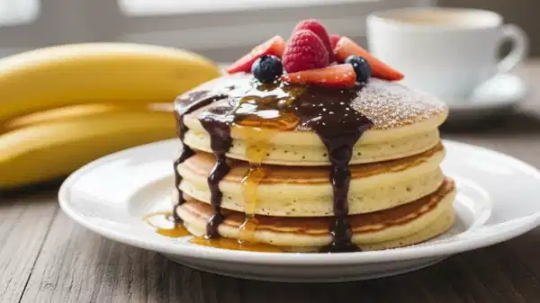 Güne tatlı bir başlangıç yapmak isteyenlere: Muzlu pankek tarifi