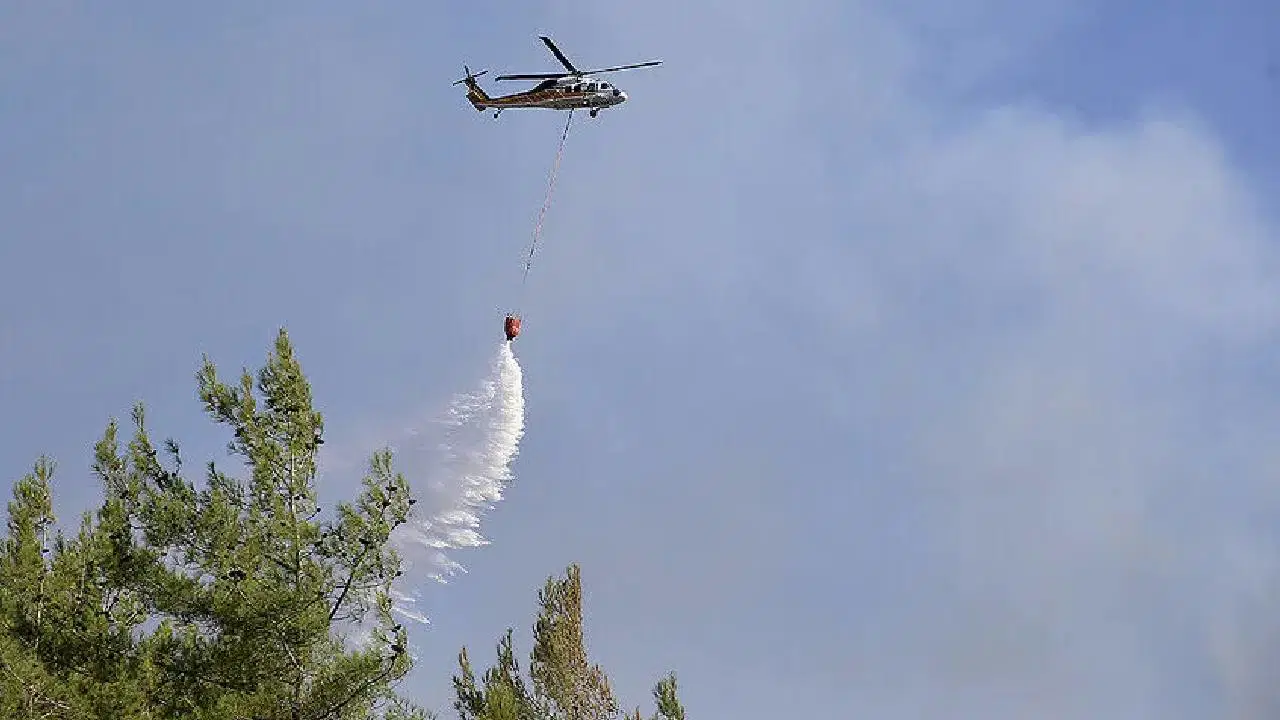 Fethiye'de orman yangını: Alevlere müdahale ediliyor
