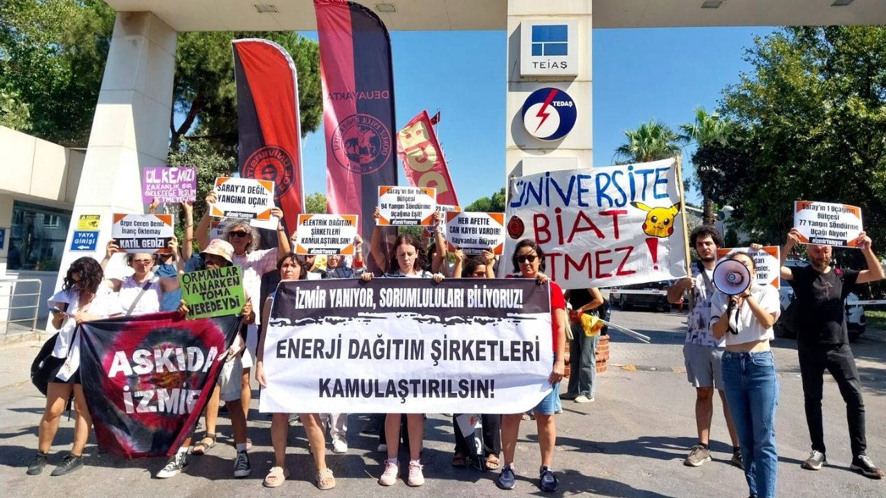 Yurttaş Gediz Elektrik önünde: Acil kamulaştırılsın