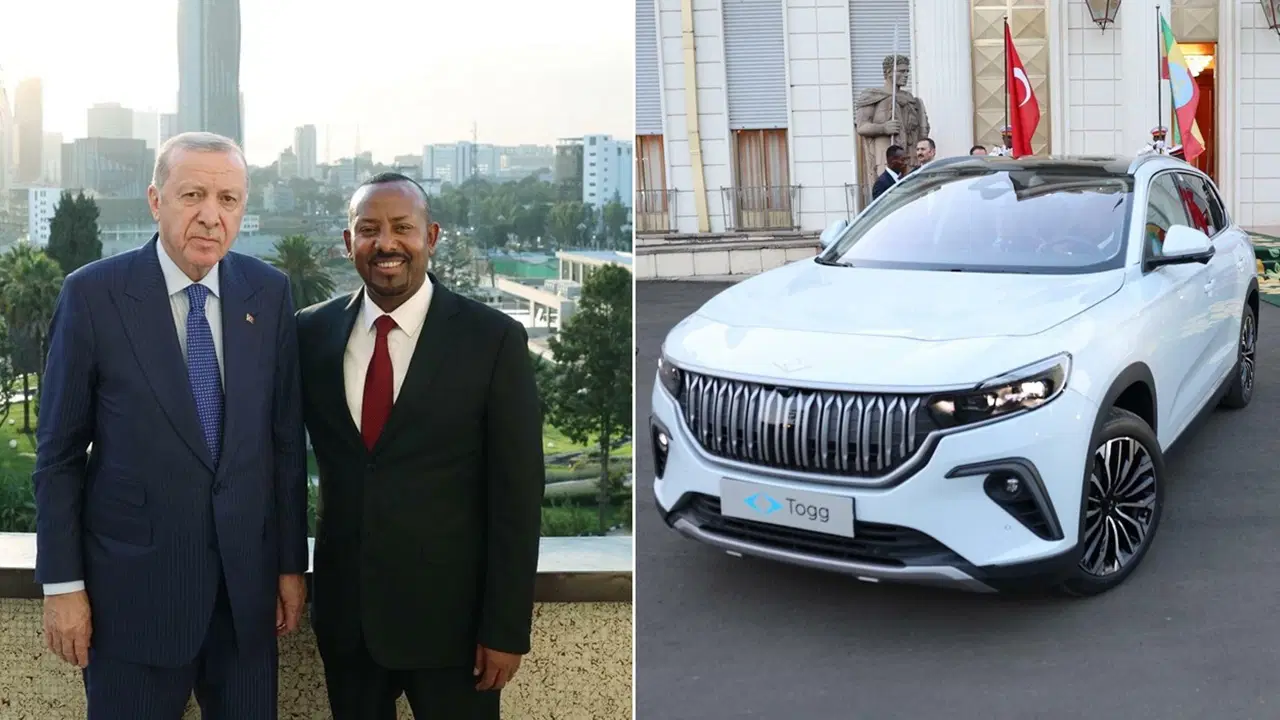 Erdoğan'dan 'Togg' hediyesi: 'Etiyopya ile 1 milyar dolarlık ticaret hacmi hedefliyoruz'