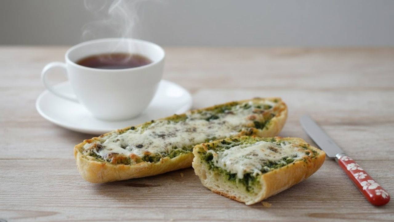 Kahvaltı sofralarına farklılık katan lezzet: Sarımsaklı peynirli ekmek tarifi