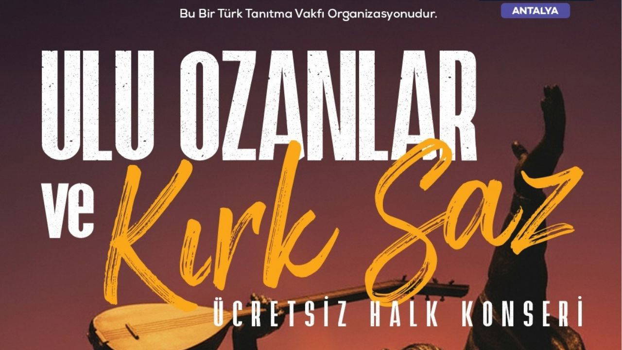 TÜTAV, “Ulu Ozanlar ve 40 Saz” konserine hazırlanıyor