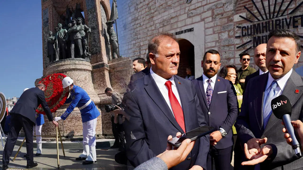 Taksim'de 'İmamoğlu'suz bir 19 Mayıs töreni daha... Nuri Aslan ve Özgür Çelik'ten 'Taksim Maksemi' tepkisi: 'Burayı İBB'nin elinden almaya çalışıyorlar!'