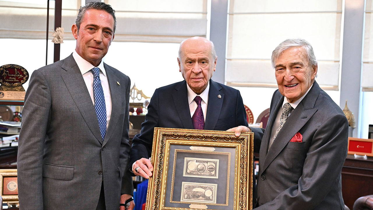Rahmi Koç ve Ali Koç'tan Bahçeli'ye özel davet