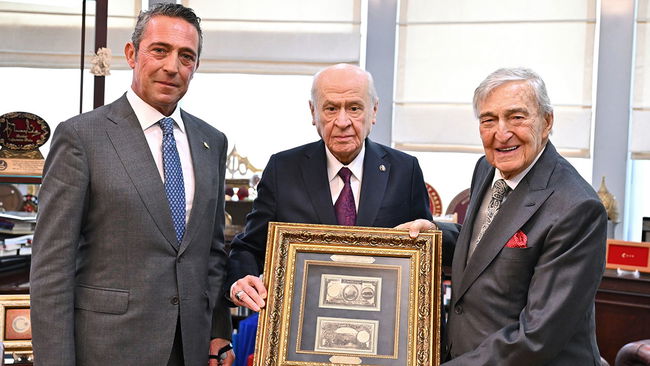 Rahmi Koç ve Ali Koç'tan Bahçeli'ye özel davet