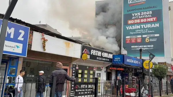 Bursa'da pide imalathanesinde yangın paniği!